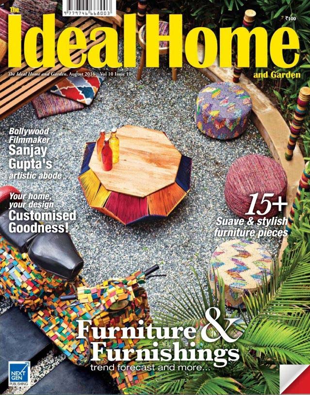 Magazine cover featuring interior photography by Sartaj Films